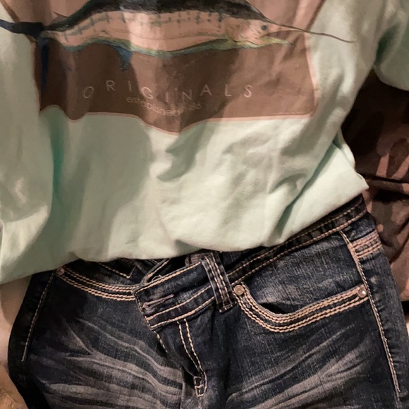 Guy Harvey shirt aqua Small short sleeve - Picture 14 of 16